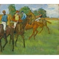 thumbnail image 2 of Edgar Degas 23x20 Gold Ornate Framed and Double Matted Museum Art Print Titled - Before the Race (C. 1887-1889), 2 of 4