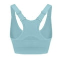 thumbnail image 4 of Sports Bras for Women High Support, Adjustable Straps High Impact Molded Cup Sports Bra with Sewn in Pads Light Blue 34, 4 of 5