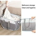 thumbnail image 2 of AZXY Laundry Hampers for Laundry, Mesh Laundry Basket Collapsible, Large Dirty Clothes Storage Baskets with Handles, Foldable Dirty Clothes Hamper Gray, 2 of 9