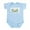 Sky Blue, variant on CafePress - Animals In A Canoe Infant Bodysuit - Baby Light Bodysuit, Size Newborn - 24 Months