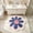 Sky Blue, variant on Fiaya Women Yellow Flower Shape Bathroom Floor Mat, Soft Absorbent Antiskid Bath Rug, Decorative Waterproof Comfortable Home Mat