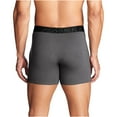 thumbnail image 3 of Men's Under Armour 3-pack Performance Cotton Stretch 6-in. Boxer Briefs Color: Castlerock Size: 4XL, 3 of 4