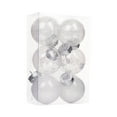 thumbnail image 2 of Nilvkv Christmas Balls 6PC 6CM/2.36" Transparent Balls Durable and Shatterproof Christmas Tree Balls for CHRlSTMAS-GlFTs, Christmas Decorations, 2 of 5