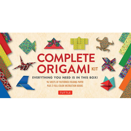 Complete Origami Kit : [Kit with 2 Origami How-to Books, 98 Papers, 30 Projects] This Easy Origami for Beginners Kit is Great for Both Kids and Adults