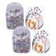 thumbnail image 3 of Alfiler de perlas para coser, accesorios de costura DIY portátiles fáciles de almacenar con botella de alfiletero para decoración de costura, 3 of 14