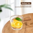 thumbnail image 5 of Crema de Vidrio Transparente 2 Piezas con Manija Madera, Mini Jarra Leche para Café. 50Ml, 5 of 5