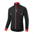 thumbnail image 1 of Veste de Cyclisme d'Hiver pour Hommes Coupe-Vent Thermique en Polaire pour Vélo de Montagne Course Ski Randonnée, 1 of 7