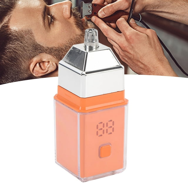 Mini Rasoir Électrique pour Hommes, Rasoir Électrique Rechargeable pour Hommes, Rasoir Portable Humide et Sec Sans Fil avec Tête pour Poils de Nez, Tondeuse à Barbe Silencieuse de Voyage, Étanche IPX7