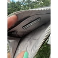 thumbnail image 3 of Michael Kors Jet Set Travel Small Leather Top Zip Coin Pouch Silver, 3 of 4