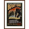 thumbnail image 2 of Art.com Bigfoot Tours - Vintage Sign Art Print by Lantern Press, Brown Frame Wall Art, 21" x 29", 2 of 5