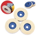 thumbnail image 4 of Eigraketly 3 uds 4 pulgadas 100mm rueda de pulido de lana almohadillas de pulido rueda de amoladora angular disco de pulido de fieltro para Herramientas eléctricas, 4 of 6