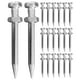 thumbnail image 1 of 40 clavos para aireador de césped, púas para zapatos, clavijas para aireador, estacas de metal para aireador., 1 of 7