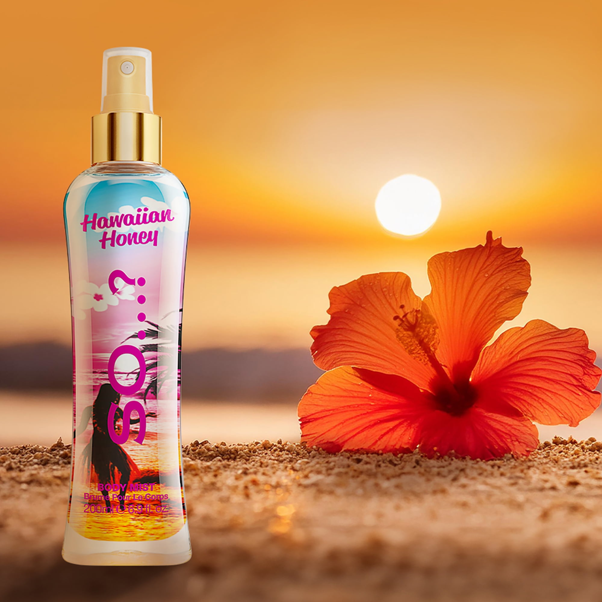 So…? Hawaiian Honey Body Mist, Body Spray for Women, 6.9 oz