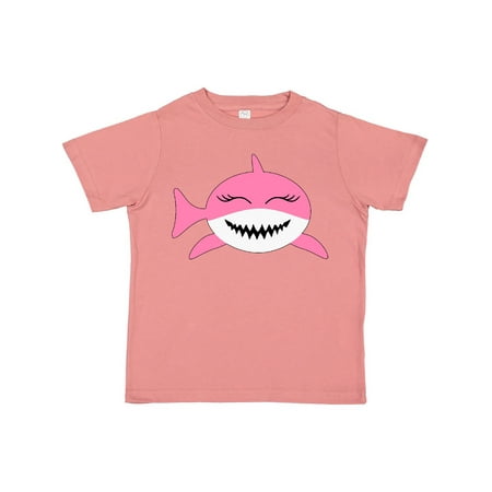 

Inktastic Cute Pink Shark Gift Toddler Boy or Toddler Girl T-Shirt