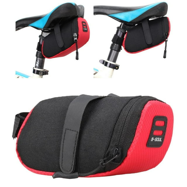 de de , impermeable debajo del almacenamiento de accesorios de herramienta del paquete de del asi , Rojo DYNWAVEMX Bolsa de sillín de bicicleta