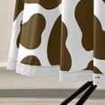 thumbnail image 5 of Coolnut 60" Cow Round Tablecloth, Waterproof Spillproof Polyester Fabric Table Cover with Zipper Umbrella Hole for Outdoor Patio Garden Dining Party, 5 of 7