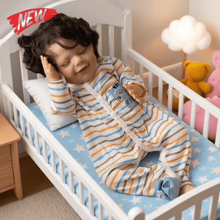 18 inch Realistic Baby Doll Toy for Toddlers 1-3 Year Old Newborn Baby Dolls Silicone Full Body Lifelike Doll for Kids Ages 4 5 6 7 Years Olds Christmas Birthday Gifts for Girls Boys Blue