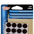 thumbnail image 7 of Shepherd Hardware Medium Duty Felt Pads Adhesive Furniture Buffer 1/2 in Brown 24 Count, 12-Pack, 7 of 7