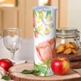 thumbnail image 2 of Floral 20 Oz Stainless Steel Skinny Tumbler – Vacuum Insulated Slim Travel Cup with Lid & Stainless Steel Straw, 360° Full Wrap Printed Tumbler for Home, Office & Outdoor Use, Flowers, 2 of 6