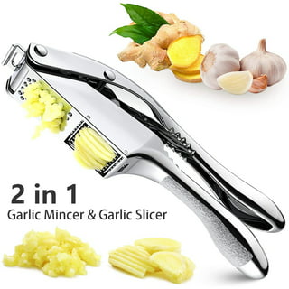 1pc Multifunctional Stainless Steel Garlic Press - Easy Manual Garlic  Mincer, Slicer, Dicer, and Grater for Kitchen Tools