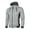 Gray, variant on WREESH Fashion Jacket Men'S Solid Color Design Zipper Pocket Long Sleeved Hooded Casual Jacket Dark Gray