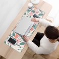 thumbnail image 3 of Pink and Green Flowers with the Leaves&nbsp;desk Mouse Padwaterproofnon Slip&nbsp;for Office Home Work GamingmousepadsRubber Base Mousepad with Stitched Edges 31.5x11.8inches, 3 of 7