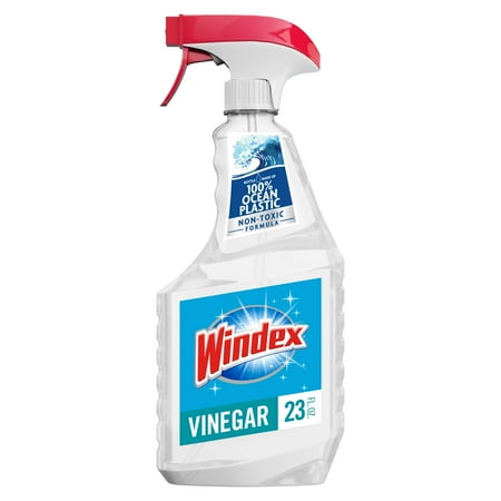 Windex with Vinegar Glass Cleaner, 23 fl oz Trigger (Best Type Of Vinegar For Cleaning)