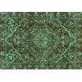 thumbnail image 1 of Ahgly Company Indoor Rectangle Persian Turquoise Blue Traditional Area Rugs, 2' x 3', 1 of 4