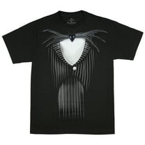 Disney's The Nightmare Before Christmas Men's Jack Skellington Tuxedo Costume Adult Short Sleeve T-Shirt