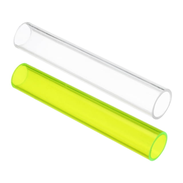 Unique Bargains Table Tennis Rubber Roller Table Tennis Roll Stick Bar Crystal DIY Sticky Tool for Racket, White, Yellow 2 Pack