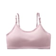 thumbnail image 2 of Girls Sports Bra 10-14 Years Old Teen Training Lingerie, Adjustable Shoulder Strap Fixed Cup Bralette, Breathable Cotton Comfort Underwear, Seamless Supportive Puberty Vest, Non Slip Daily Top, 2 of 3