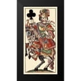 thumbnail image 2 of Gobl, Andreas Benedictus 11x18 Black Modern Framed Museum Art Print Titled - Knight of Clubs (Bauern Hochzeit Deck), 2 of 5