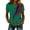 Green, variant on MEICHEN Women's 250Th Anniversary Print Crew Neck T Shirt 250Th Anniversary Tshirt Patriotic Tee
