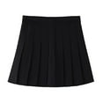 thumbnail image 2 of Women Pleated Skirts Summer High Waist Girls Dancing JK Mini A Line Short Skirt, 2 of 11