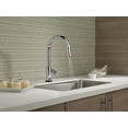thumbnail image 6 of Delta Trinsic Single Handle Pull-Down Kitchen Faucet with Touch2OÂ® Technology in Chrome 9159T-DST, 6 of 10