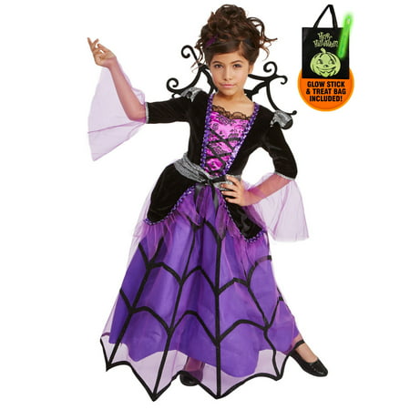 Splendid Spiderella Child Costume Treat Safety Kit