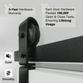 thumbnail image 5 of 24" X 84" Closet style 1 Lattice Shapes Interior Bi-Fold Barn Door Within Manufacture Wood Folding Closet Door, 5 of 7
