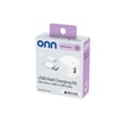 thumbnail image 6 of onn. Wall Charging Kit with 3ft Micro-USB to USB Cable, White,LED Power Indicator,Travel Friendly Plugs Folds Down For Easy Travel. Compatible All Micro-USB Devices., 6 of 12