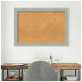 thumbnail image 6 of Amanti Art Natural Cork Board Framed Glam Linen Grey Bulletin Board 41 in. x 29 in., 6 of 8