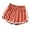 Orange, variant on Aayomet Womens Shorts Casual Cotton Cute Shorts Elastic High Waisted Ruffle Flowy Pleated Beach Shorts Vacation Outfits,Orange M