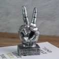 thumbnail image 2 of Escultura con gesto de dedo de la mano, adorno, figurita, estatua, gabinete, decoración de escritorio segundo, 2 of 8