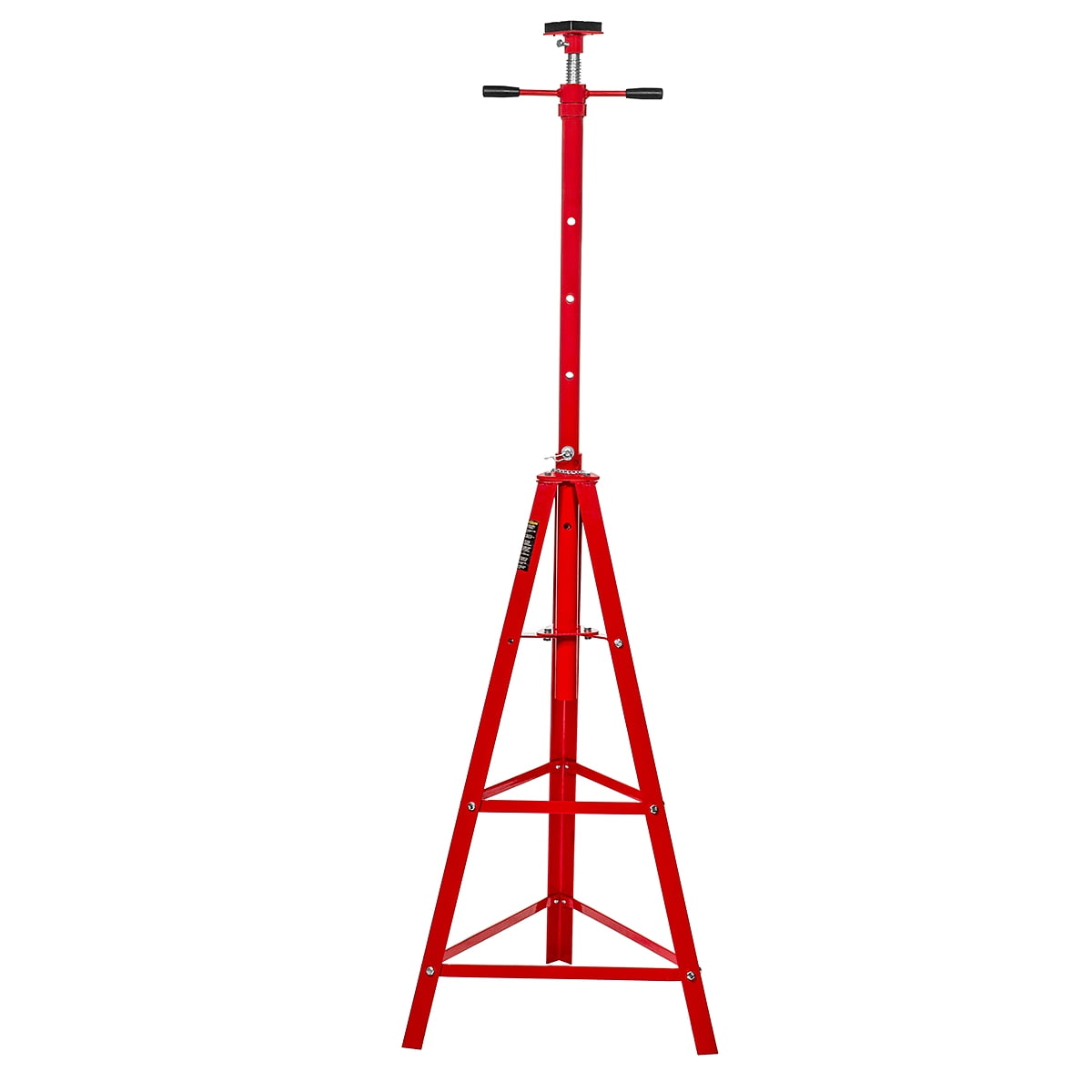 Stark USA 2 Ton Automotive Under Hoist Tripod Stand For Garages, Repair Shops, and DIY, 44000LB Capacity, Support Range 49"-84", Heavy Duty Steel, 24" Base, 3.25" Saddle