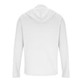 thumbnail image 5 of DDAPJ pyju Sun Protection Hoodie for Men Raglan Long Sleeve Hiking Fishing Shirts Cooling Summer Running Athletic Tops with Thumb Holes White M, 5 of 6