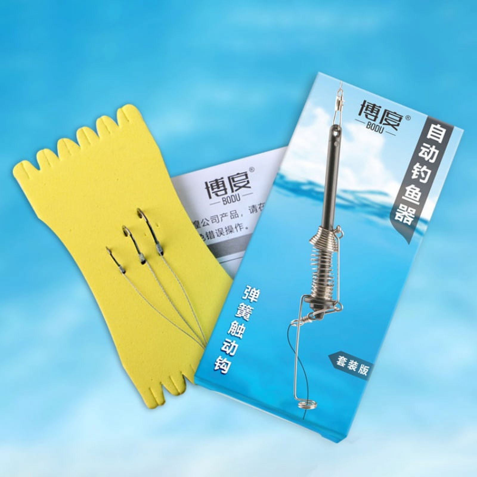 5pcs Automatic Fishing Device Speed Hook Shot Fishing Hooks for Fish Carp  Swivels All The Water Hook Line Connector Swivel Tools