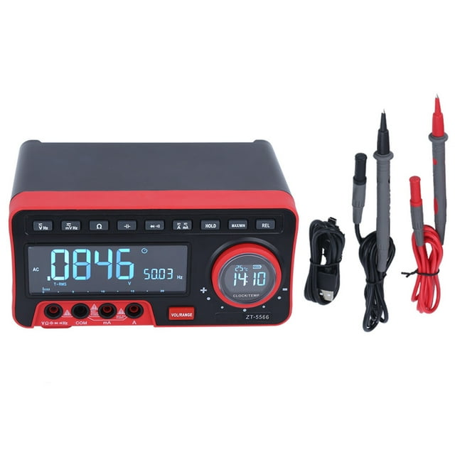 Auto Range Multimètre, ZT5566 19999 Comptes Multimètre Multimètre Z Durabilité Éprouvée
