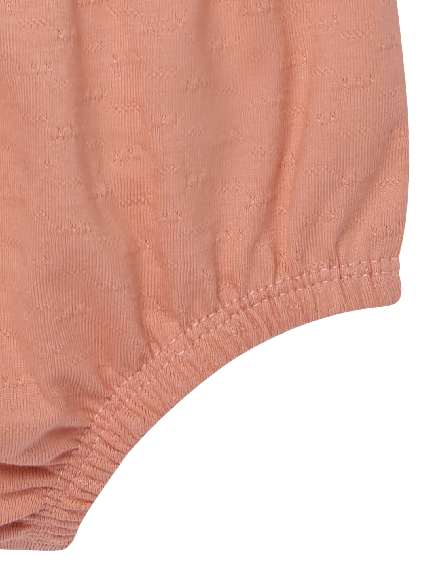 Modern Moments by Gerber Baby Girl Smocked Flutter Sleeve Dress and Diaper Cover, 2-Piece, Sizes 0/3 Months - 24 Months