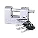 thumbnail image 3 of FJM SPSA80-KD D-Style High Security Padlock, Home Improvement Anti Theft Trailer Lock, Bike Lock, & Door Lock. Also for Outdoor Storage Shed, Includes Master Lock Set, Keyed Different, 3 1/8", 3 of 4