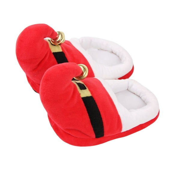LABSERRON 41-47in Christmas Elf Slippers with Cloth Material for Kids Funny Holiday Wear