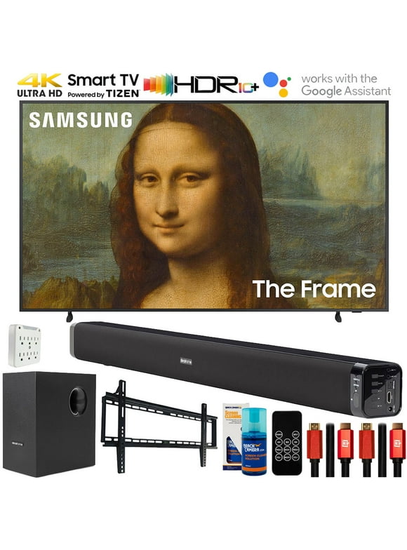 Samsung QN50LS03BA 50 inch the Frame QLED 4K UHD Quantum HDR Smart TV (2022) , 6FT 4K HDMI 2.0 Cables