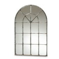 thumbnail image 2 of Baxton Studio Newman Vintage Farmhouse Antique Silver Finished Arched Window Accent Wall Mirror, 2 of 3
